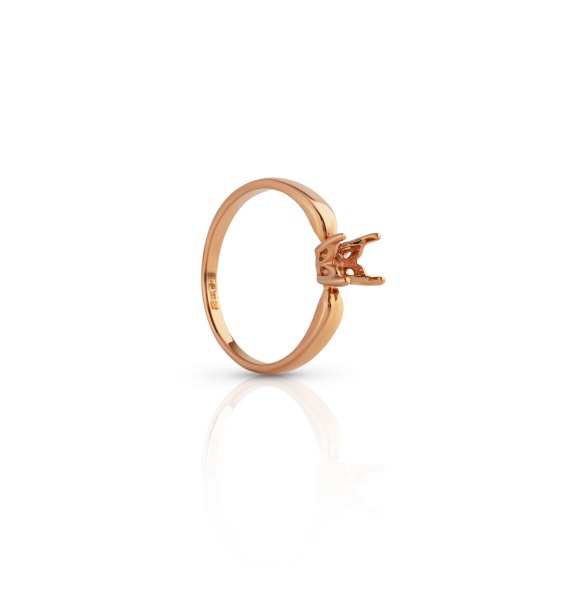 Кольцо из красного золота