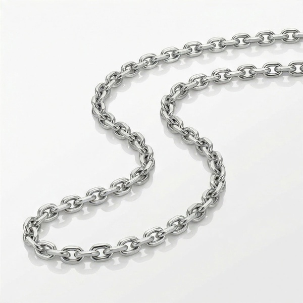 Цепь из белого золота