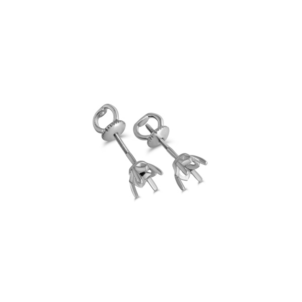 Серьги из белого золота