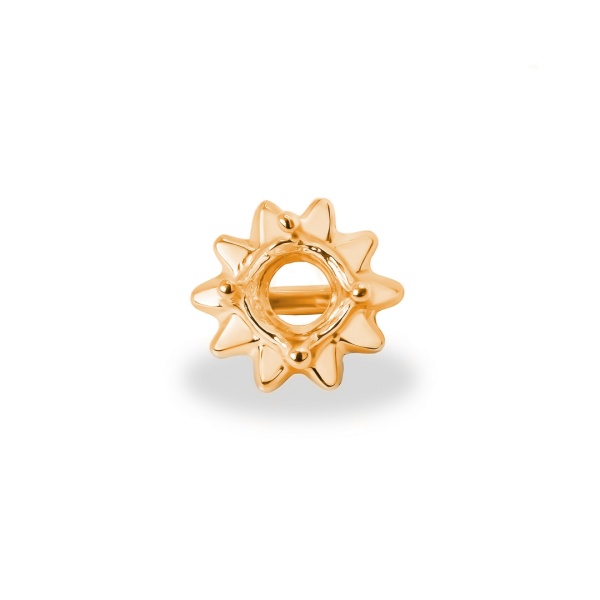 Подвеска из красного золота