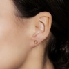 Серьги из красного золота
