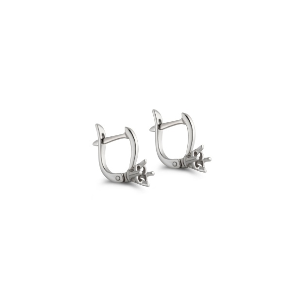 Серьги из белого золота