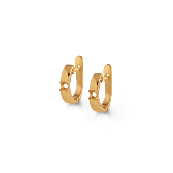 Серьги из желтого золота