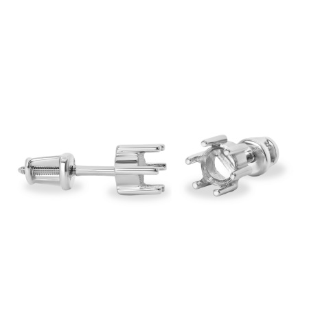 Серьги из белого золота