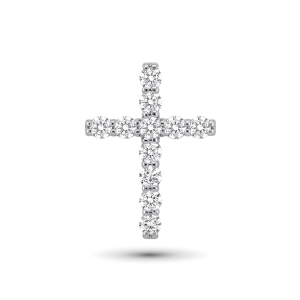 Подвеска из белого золота с бриллиантами