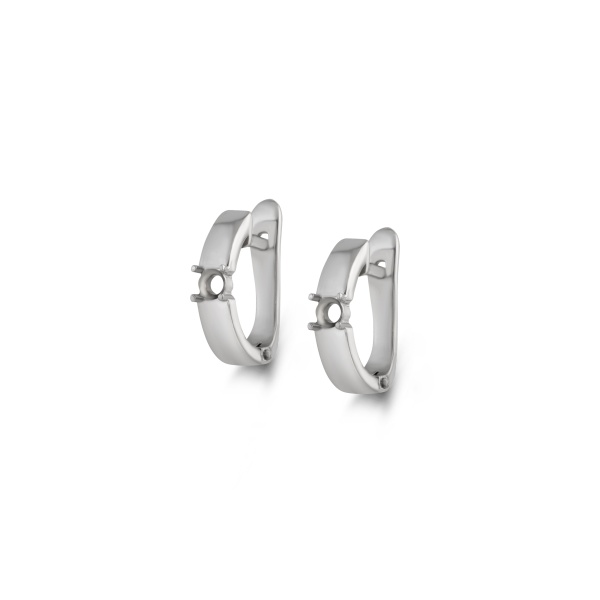 Серьги из белого золота