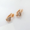 Серьги из красного золота с бриллиантами
