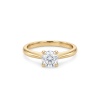 Кольцо из желтого золота с бриллиантами