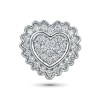 Подвеска из серебра с бриллиантами