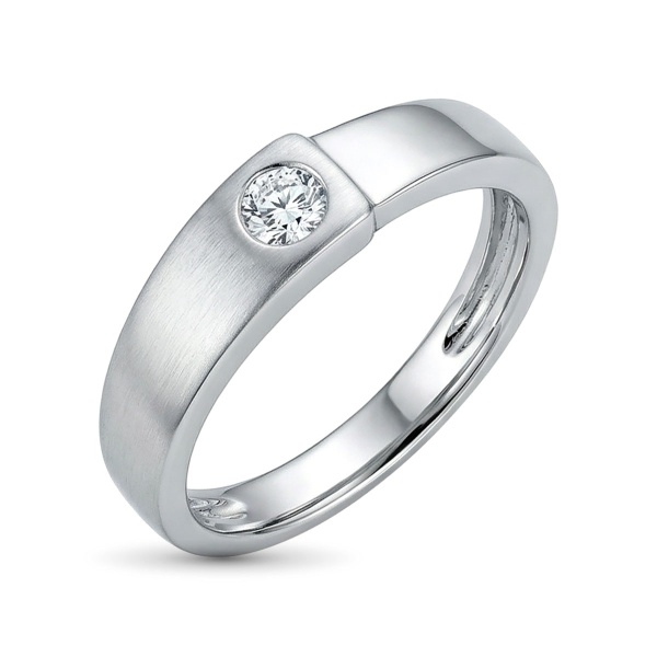 Кольцо из платины с бриллиантом