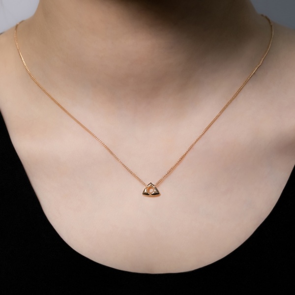 Подвеска из красного золота