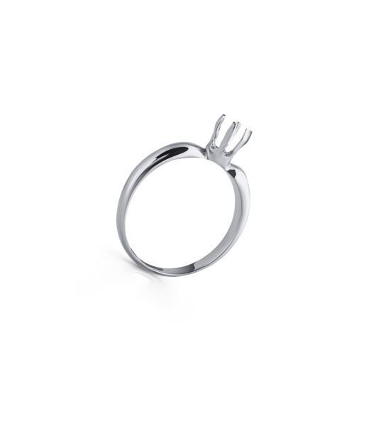 Кольцо из белого золота