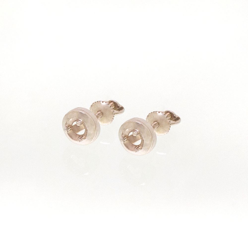 Серьги из белого золота