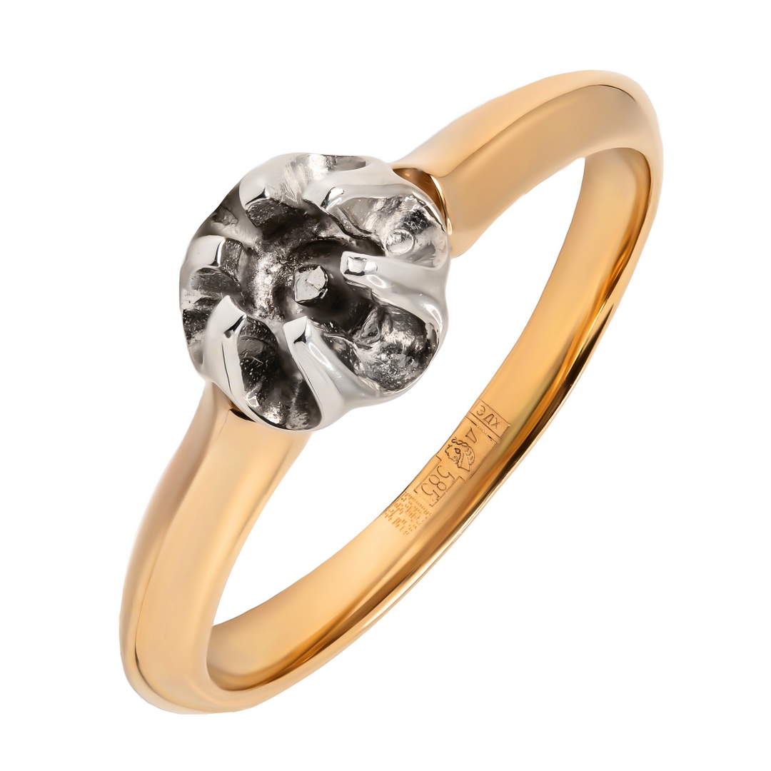 Кольцо из комбинированного золота