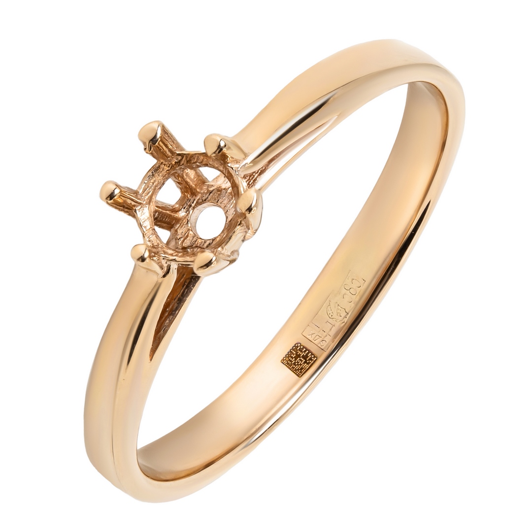 Кольцо из красного золота