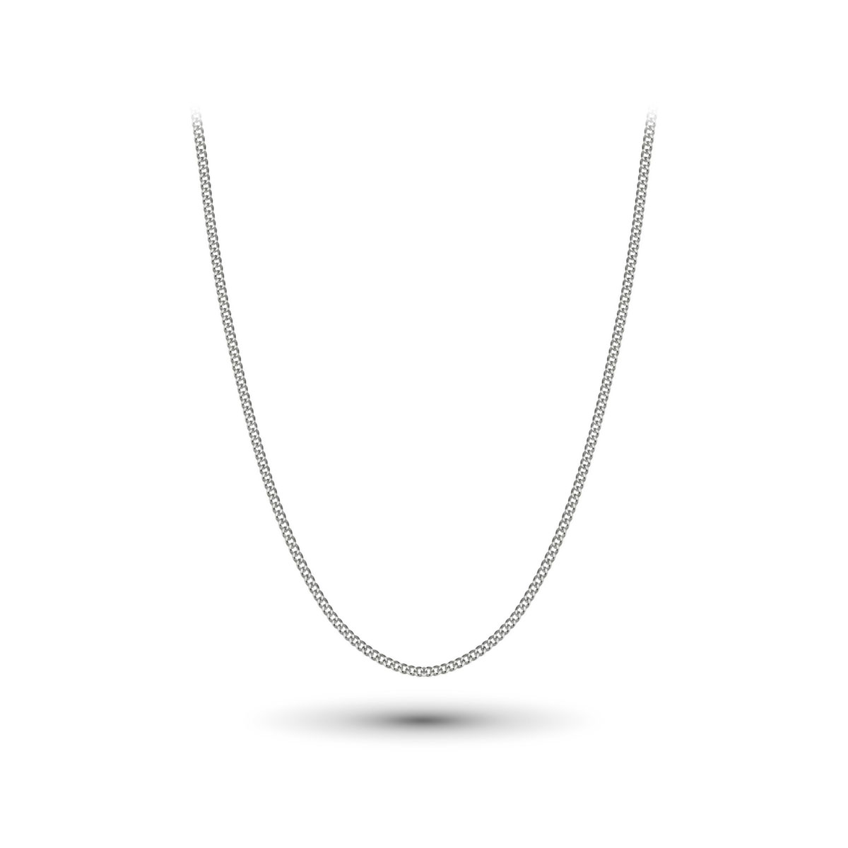 Цепь из белого золота 