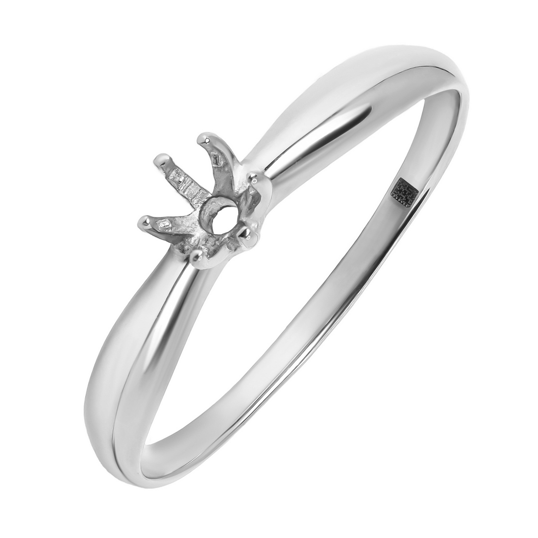 Кольцо из белого золота