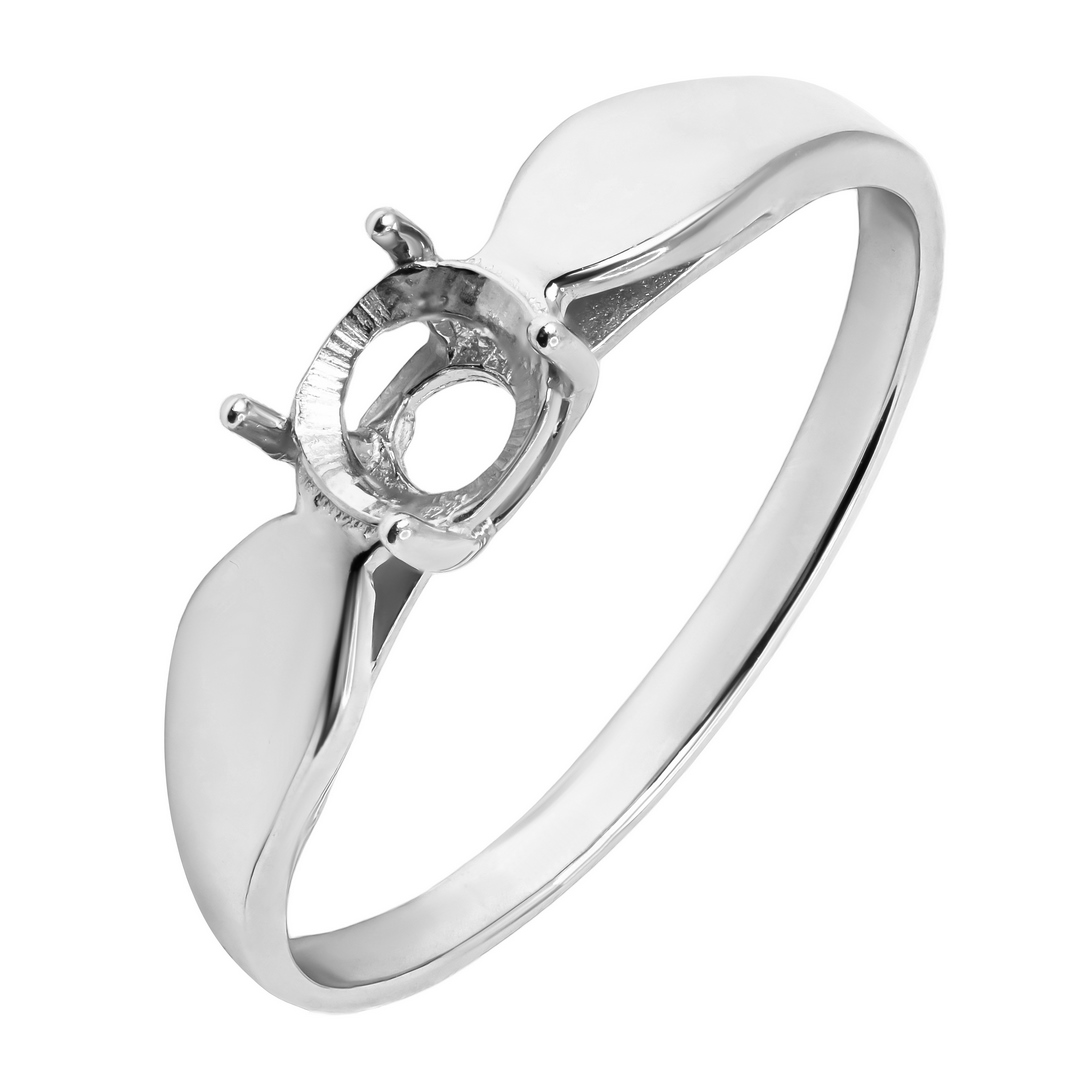 Кольцо из белого золота