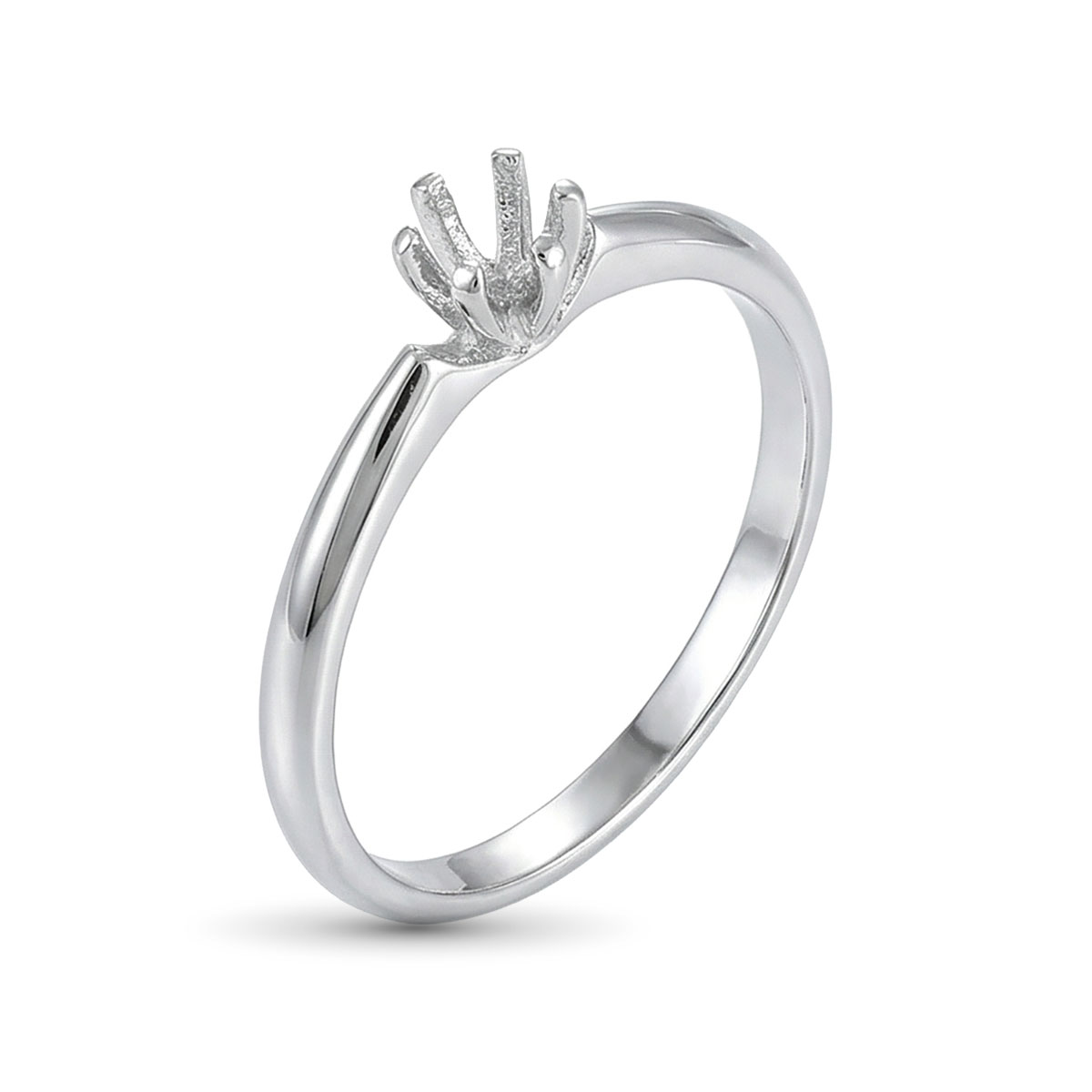 Кольцо из белого золота