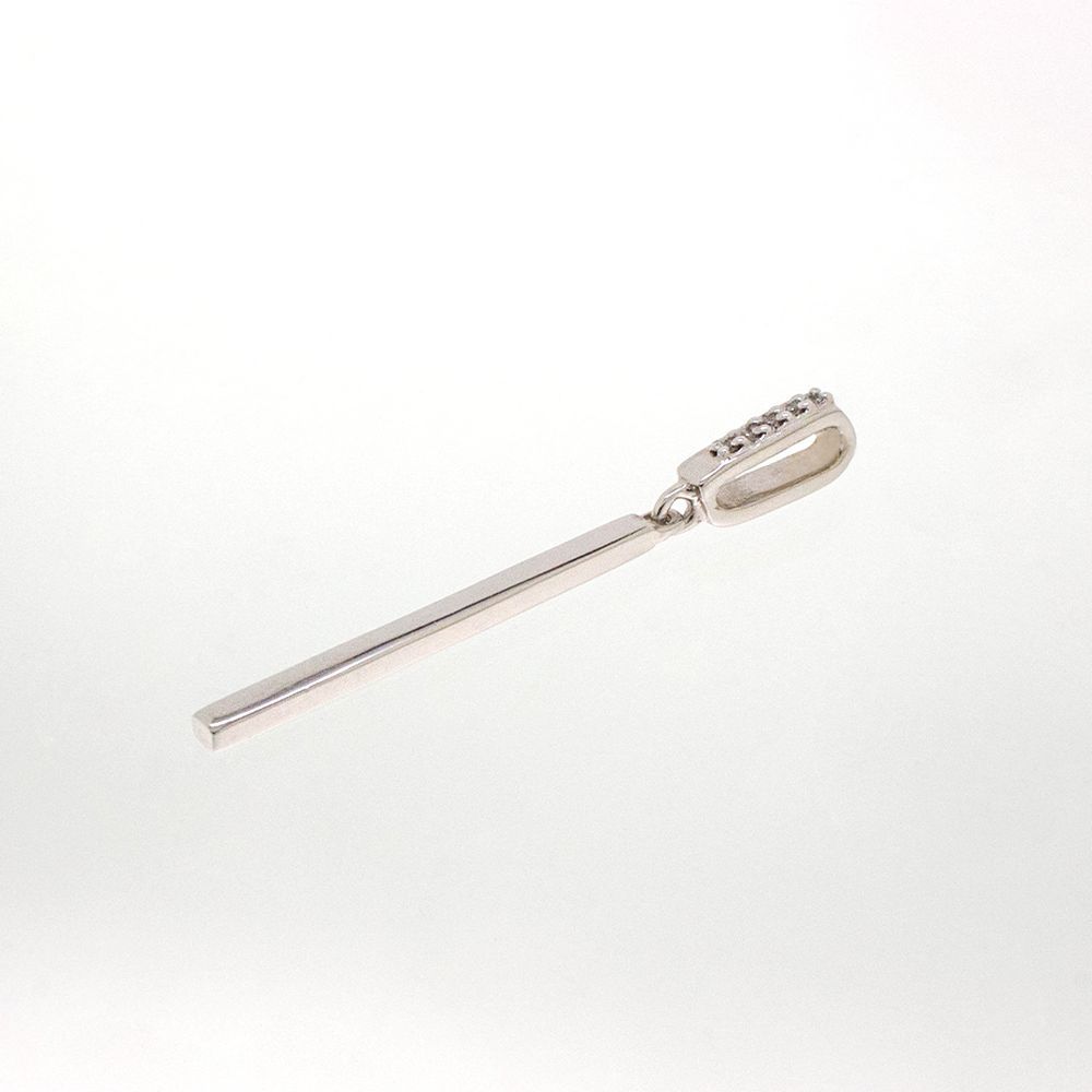 Подвеска из белого золота с бриллиантами