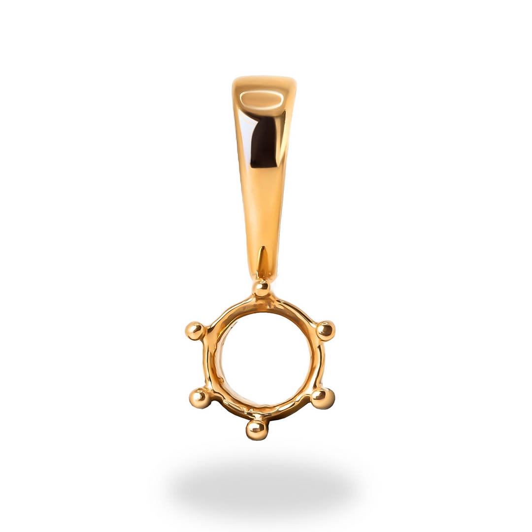 Подвеска из красного золота