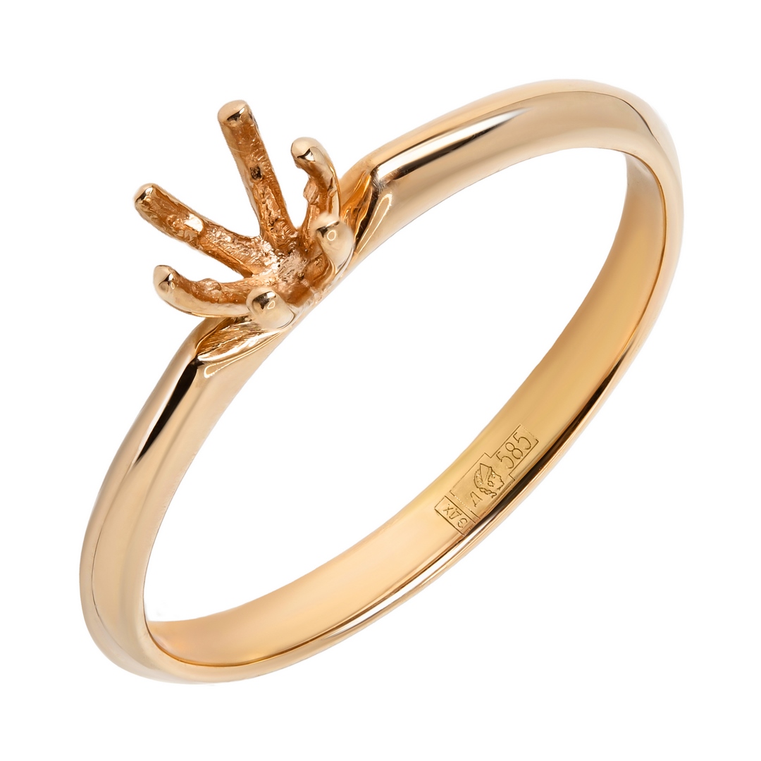 Кольцо из красного золота