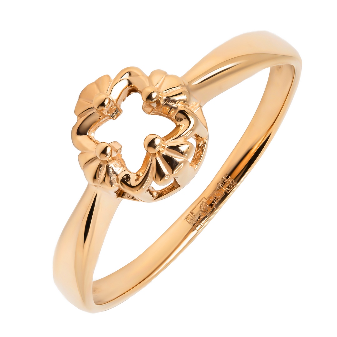 Кольцо из красного золота