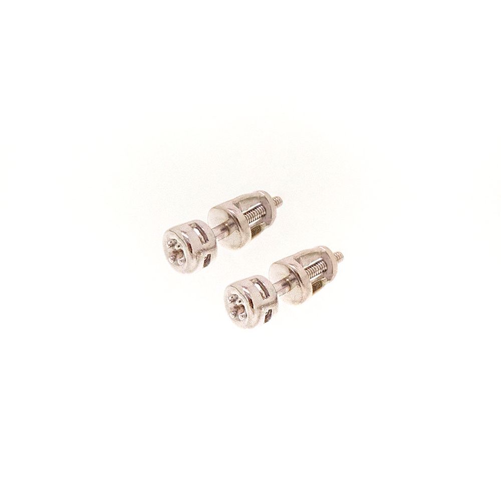 Серьги из белого золота