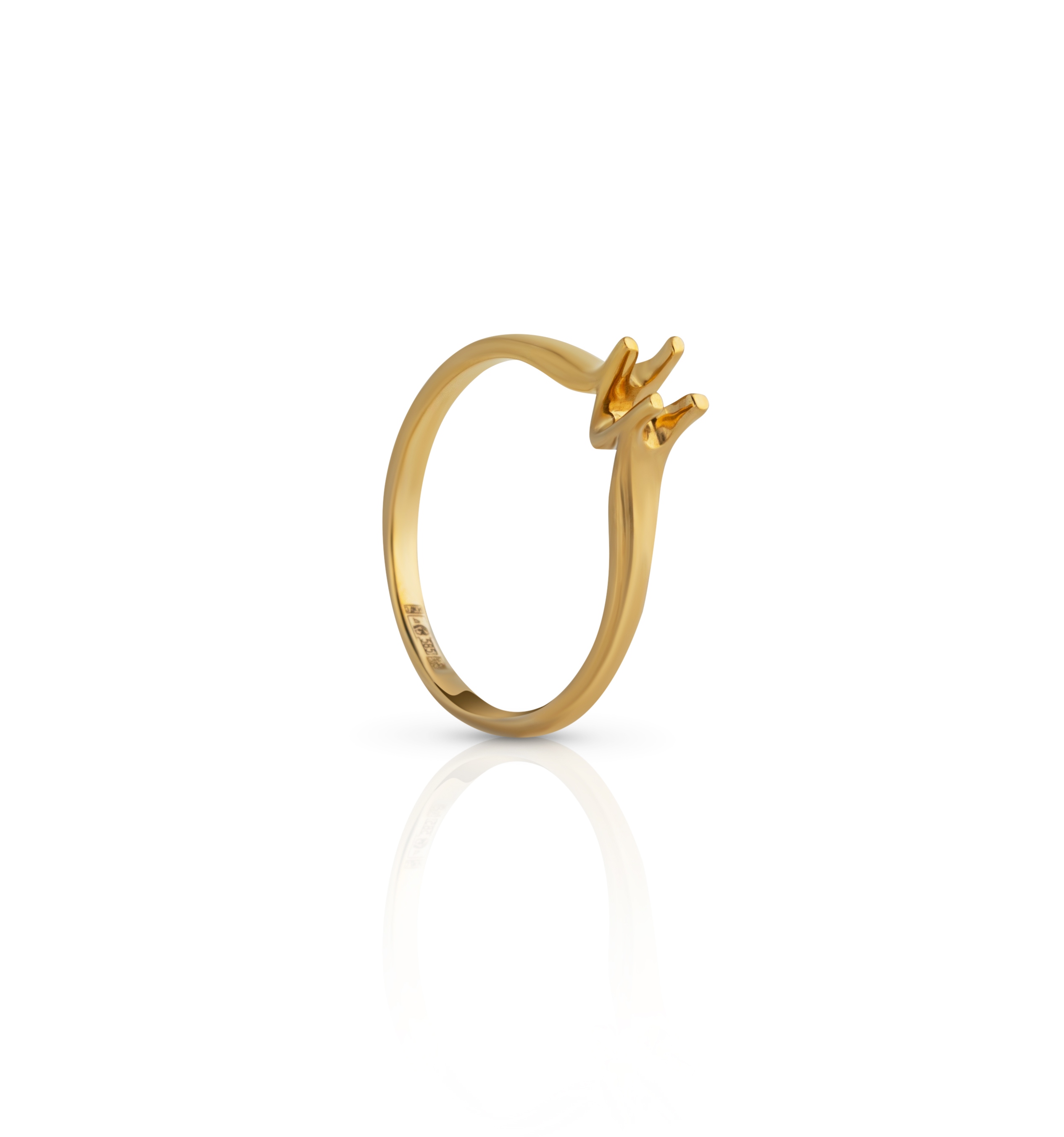 Кольцо из желтого золота