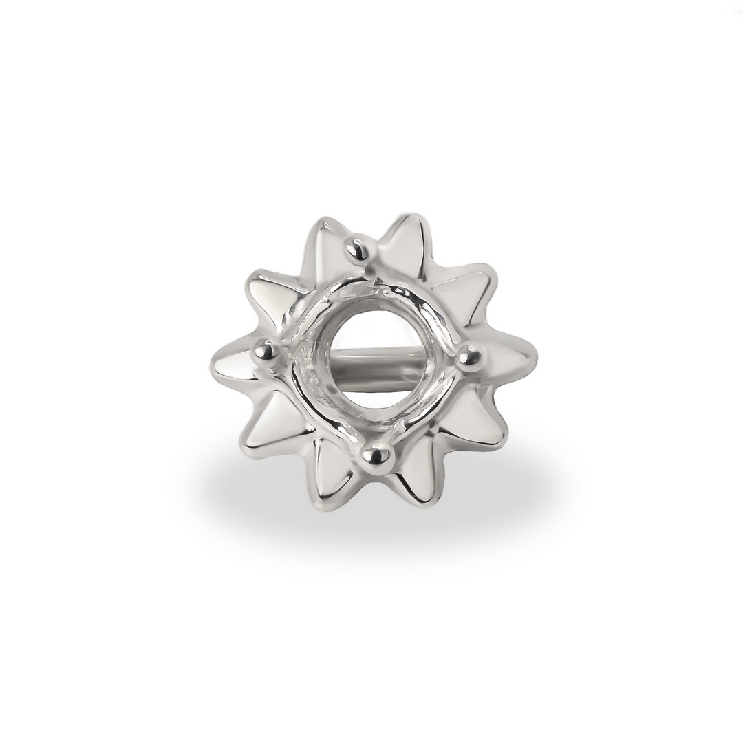 Подвеска из белого золота