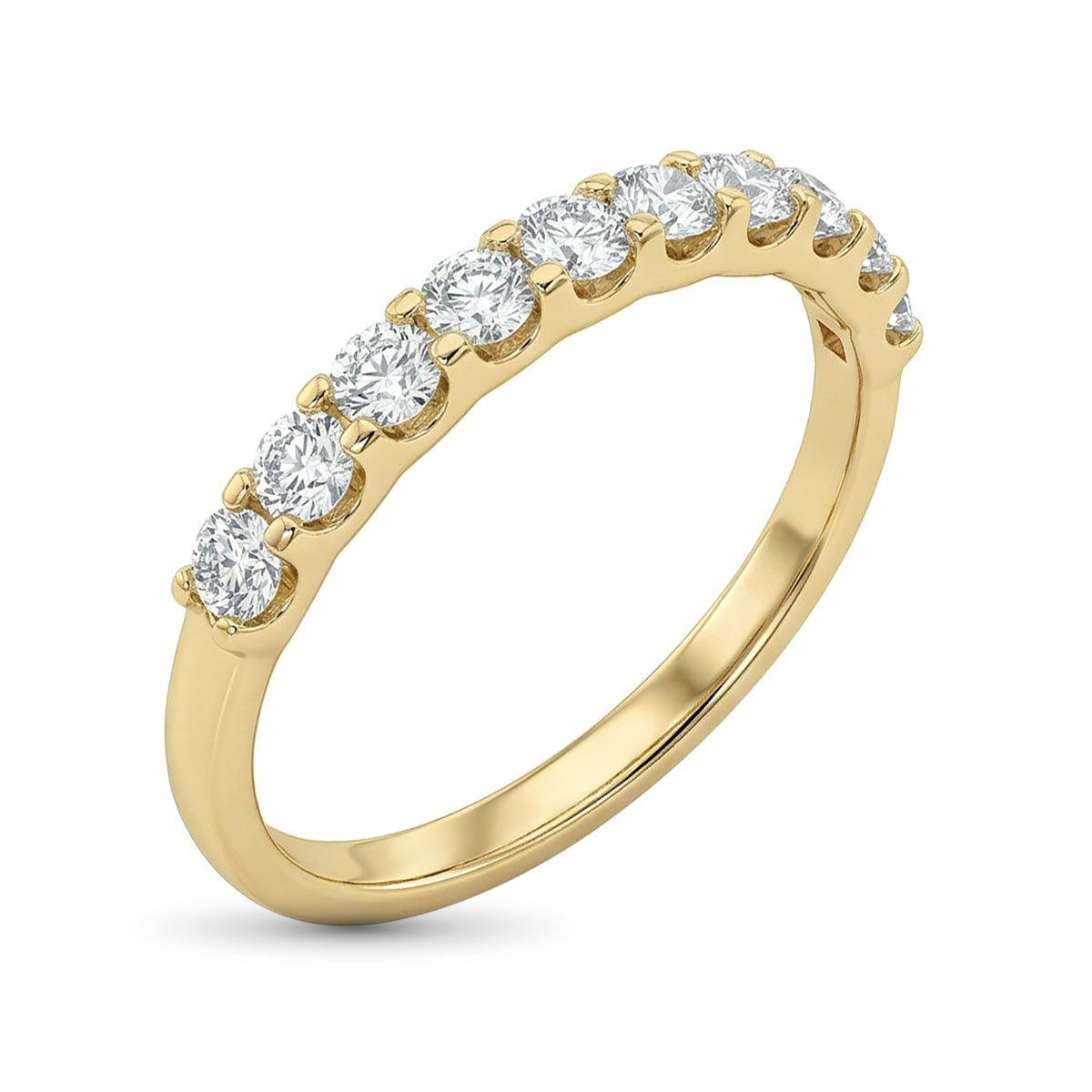 Кольцо из желтого золота с бриллиантами