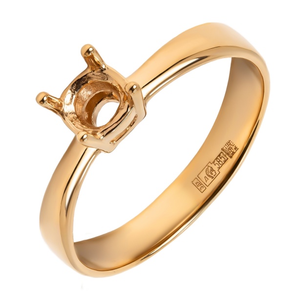 Кольцо из красного золота