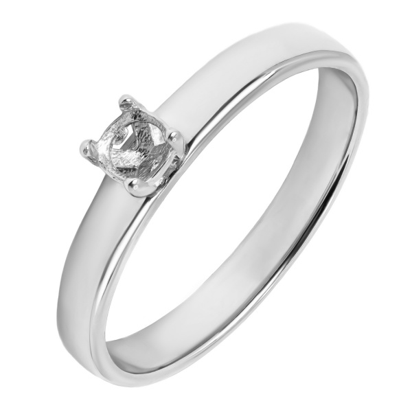 Кольцо из белого золота