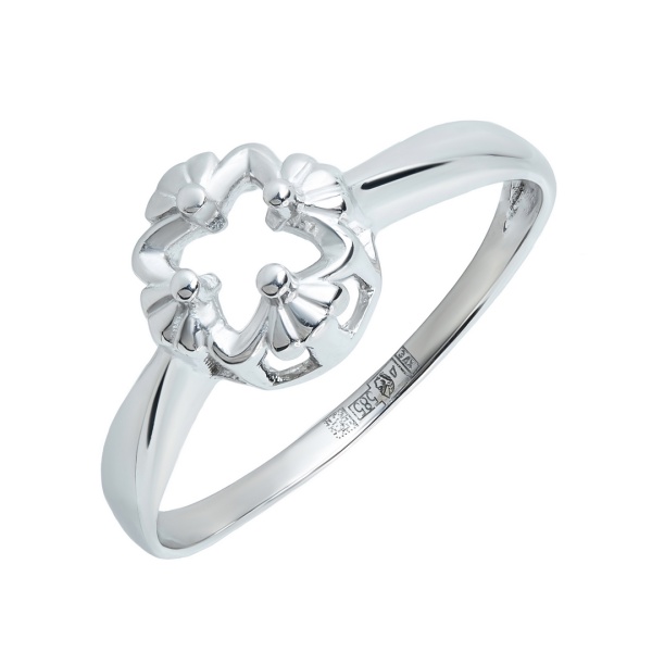 Кольцо из белого золота