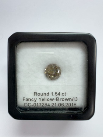 Бриллиант круглый 1,540 карат