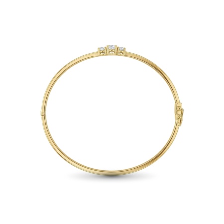 Браслет из желтого золота с бриллиантами