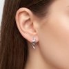 Серьги из белого золота с бриллиантами