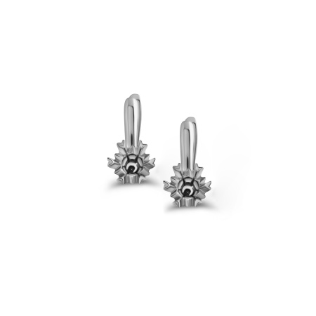 Серьги из белого золота