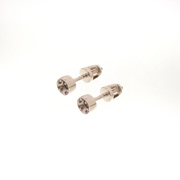 Серьги из белого золота