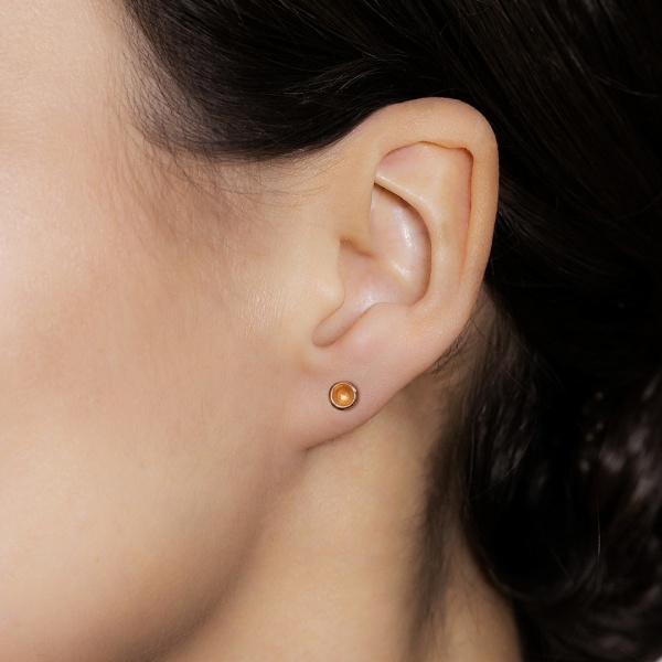 Серьги из красного золота