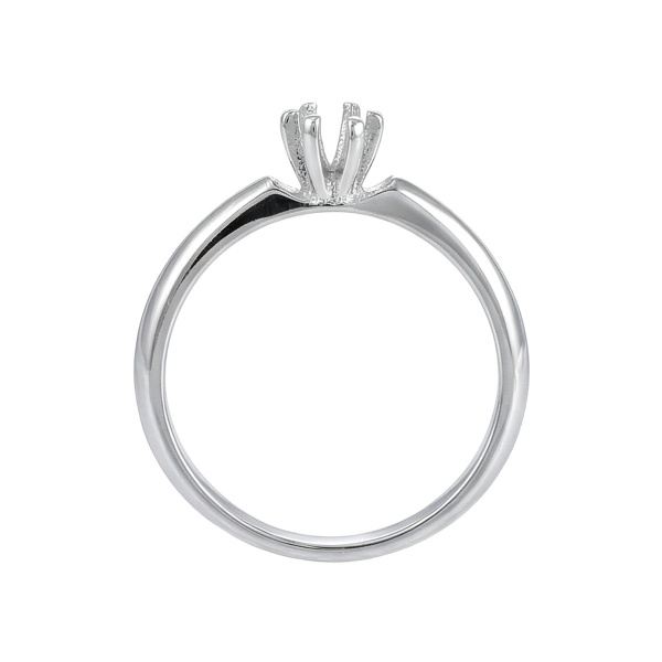 Кольцо из белого золота