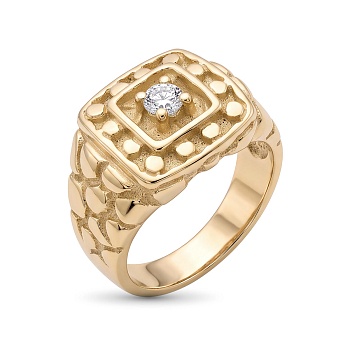 Кольцо из красного золота с бриллиантом