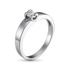 Кольцо из белого золота с бриллиантом