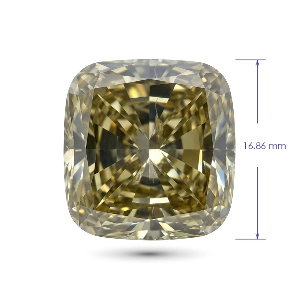 Бриллиант кушон 21,730 карат