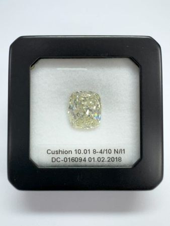 Бриллиант кушон 10,010 карат