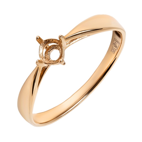 Кольцо из красного золота