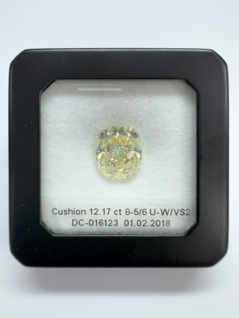 Бриллиант кушон 12,170 карат