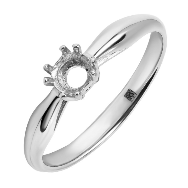 Кольцо из белого золота