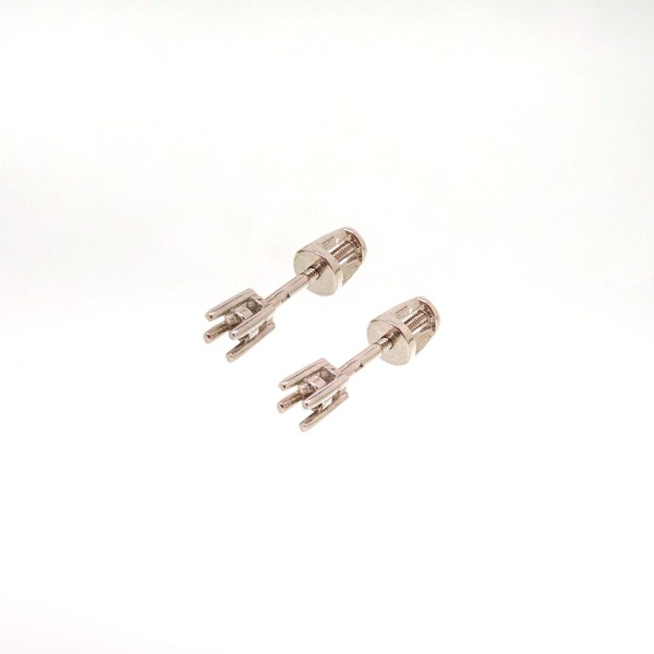 Серьги из белого золота