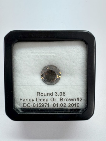 Бриллиант круглый 3,060 карат